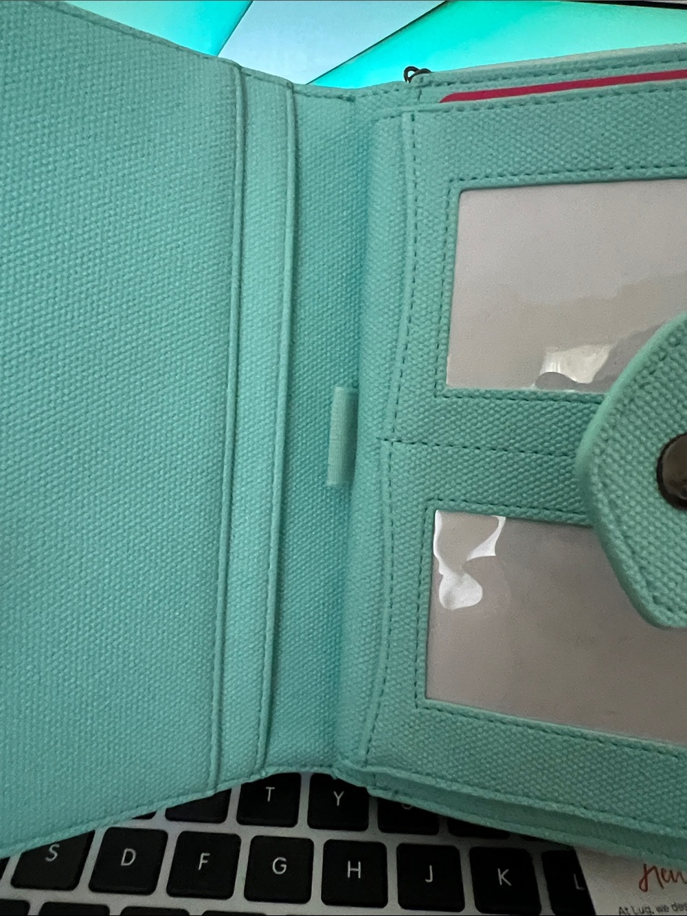 Lug Foxtrot Matte Luxe Aquamarine Blue NWT - Picture 4 of 5